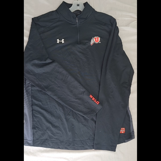 Under Armour ColdGear Reactor Black Long Sleeve Shirt - Size Large