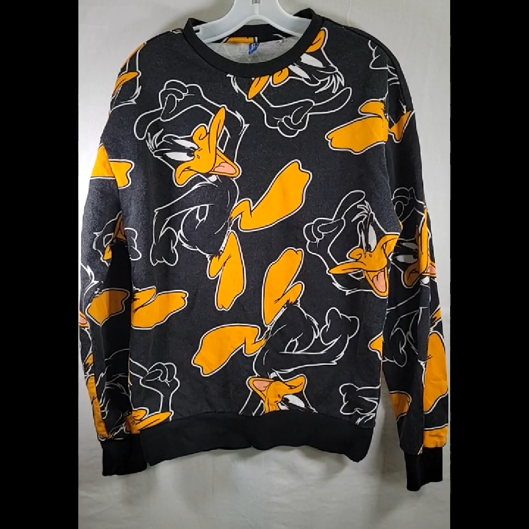 H&M Looney Tunes Daffy Duck Graphic Sweatshirt Size S
