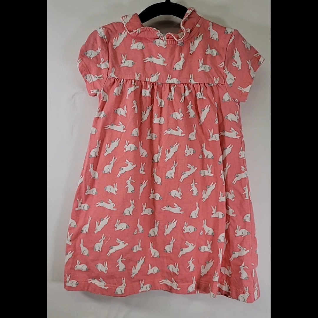 Baby Boden Pink Bunny Dress Size 2T-3T