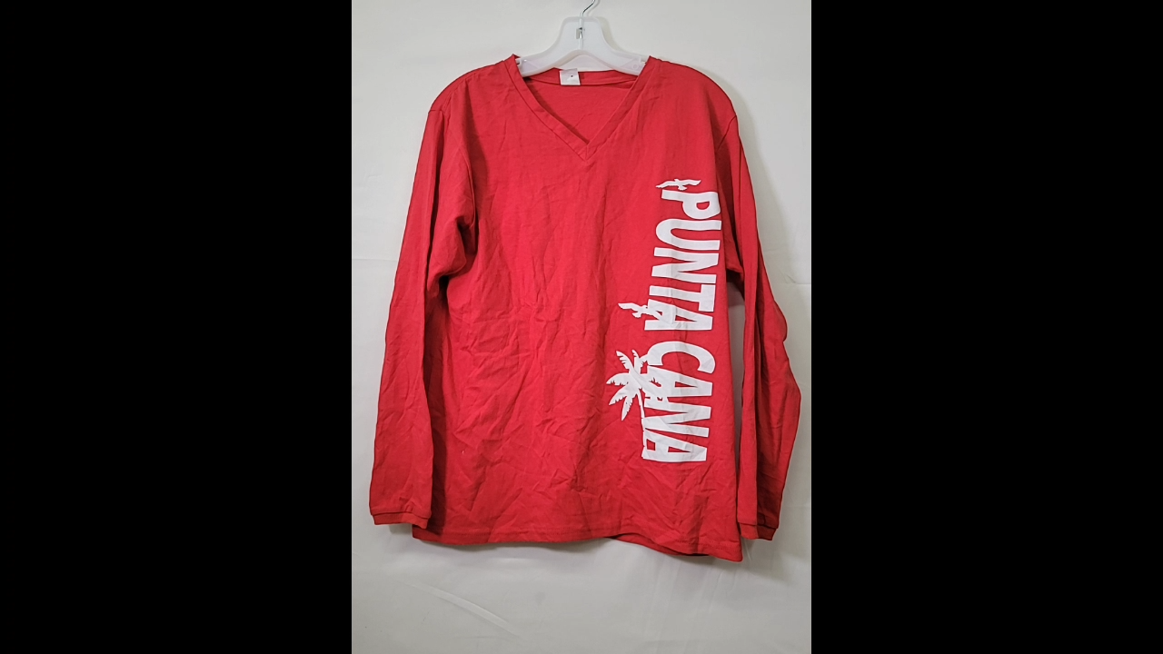 Red Punta Cana Shirt Size M