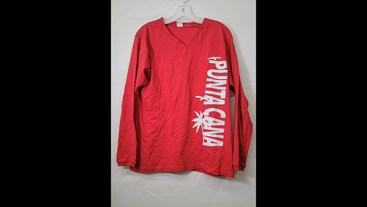 Red Punta Cana Shirt Size M
