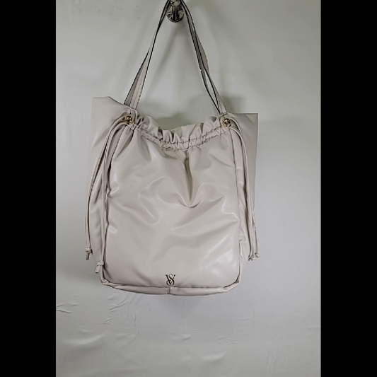 Victoria's Secret Drawstring Bag Cream