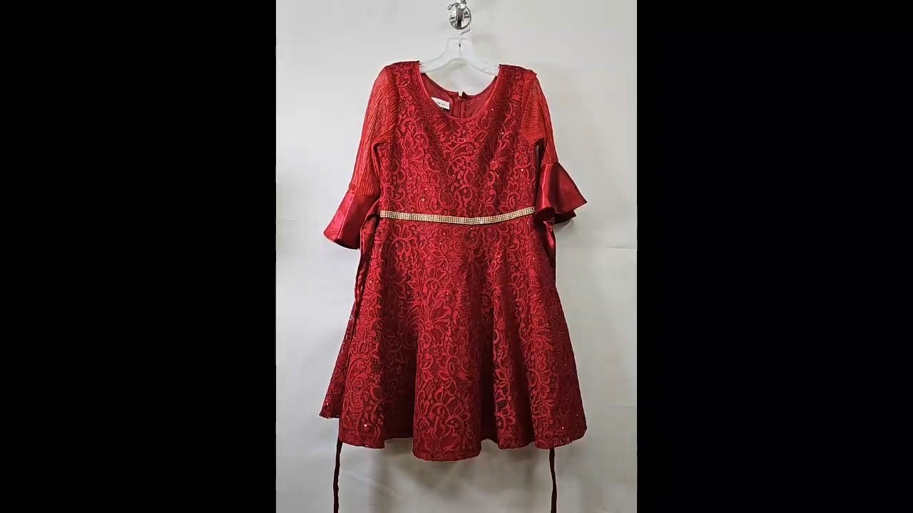 Bonnie Jean Red Dress Size 8