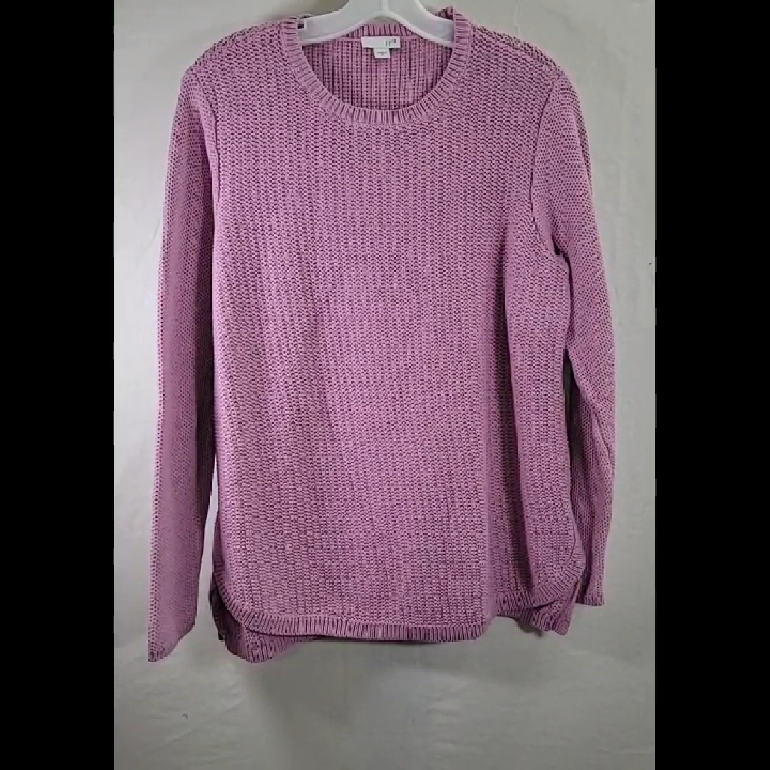 J.Jill Women's Lavender Chunky Knit Sweater Size M