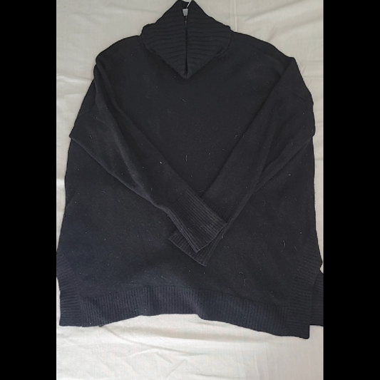 Ann Taylor Women's Black Cashmere Sweater - Size L