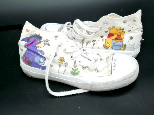 NOBO Winnie the Pooh and Eeyore Mid-Top Shoes Size 6