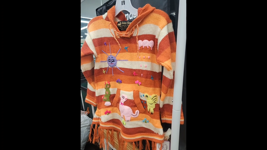 Sweater for kids embroidey handmade NWT