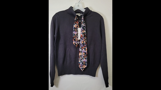Lili Sidonio Tie Sweater Size S