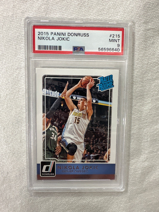 2015 Panini Donruss Nikola Jokic #215 PSA 9 Mint
