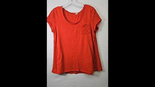 Orange Tee Size L
