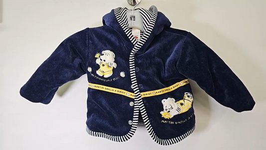 Baby Club Teddy Bear Martin Jacket Size 0-3 MO