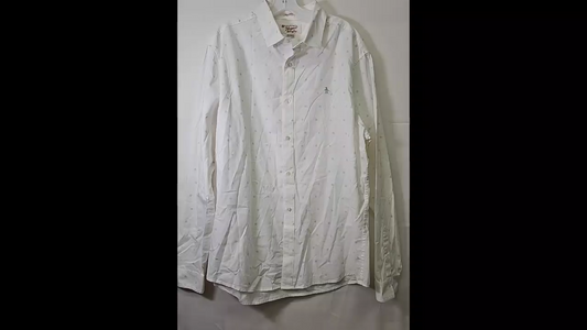 Original Penguin Heritage White Shirt Size 2X