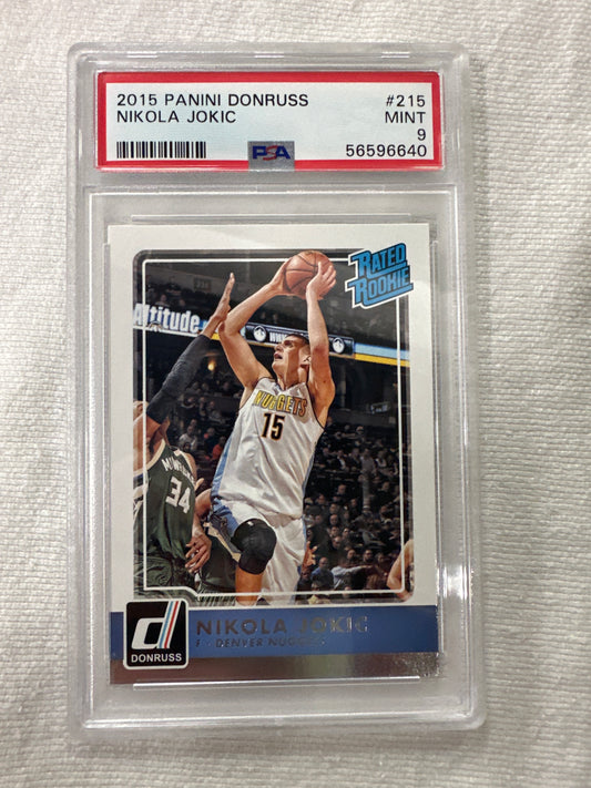 2015 Panini Donruss Nikola Jokic #215 PSA 9 Mint
