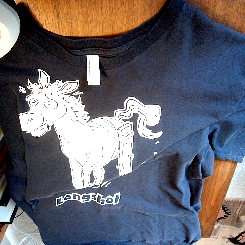 American Apparel Cartoon Horse T-Shirt