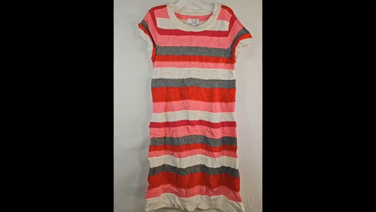 1989 Place Girls Stripe Dress Size 10-12