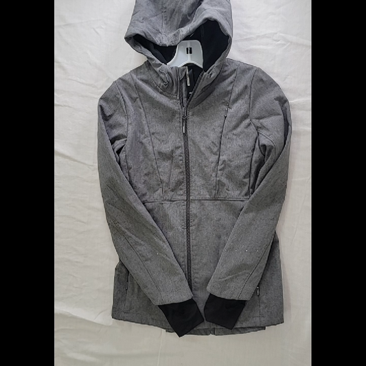Mondetta Women's Gray Lightweight Hooded Jacket