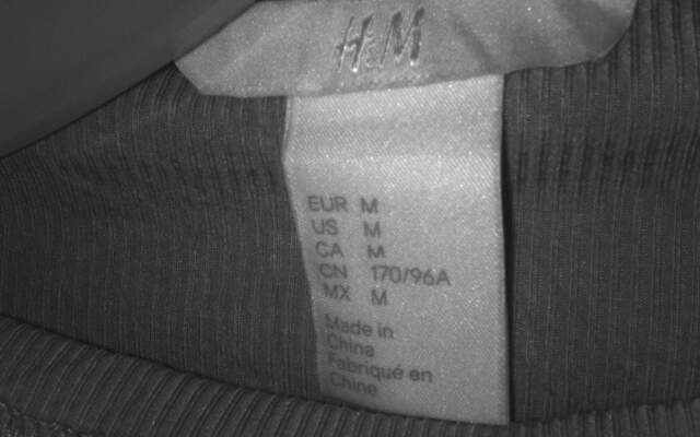 H&M Men's/Women's Ribbed Crew Neck T-Shirt