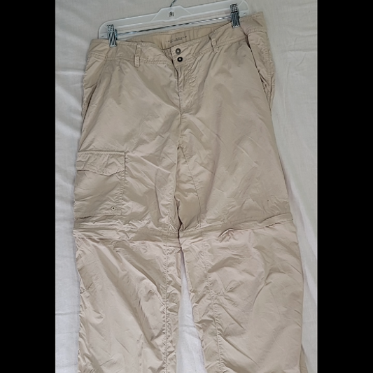 Columbia Women's Convertible Pants - Size 12 - Beige