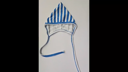 Kate Quinn Stripe Bonnet