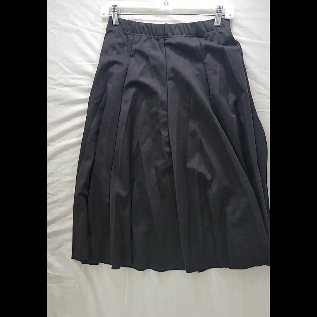 Hannah & Mary Women's Black Pleated Skirt - XS