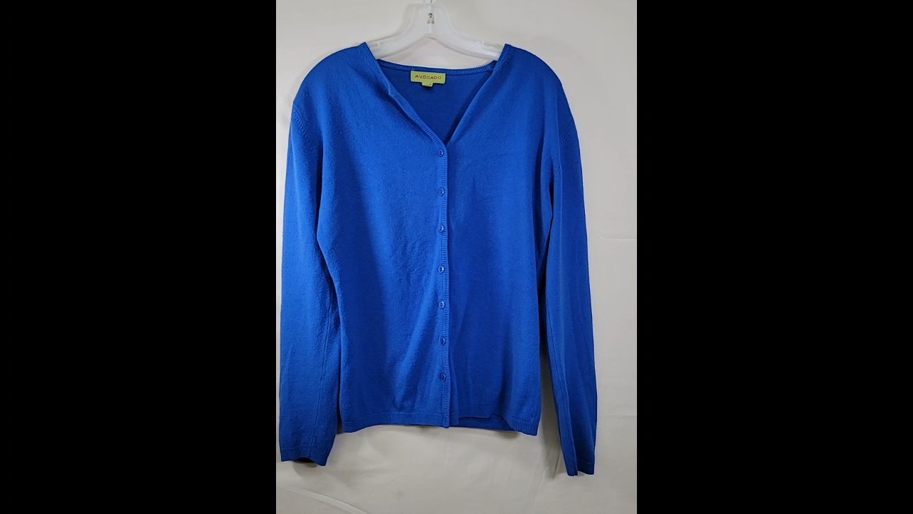 Avocado Blue Cardigan Size 2X