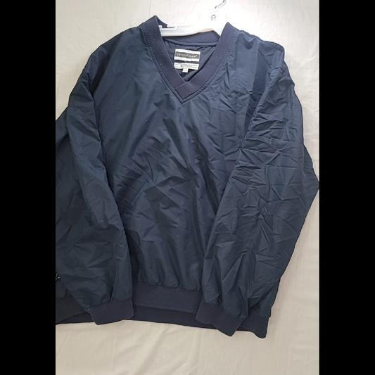 Izod Club Men's Navy Blue Polyester Pullover