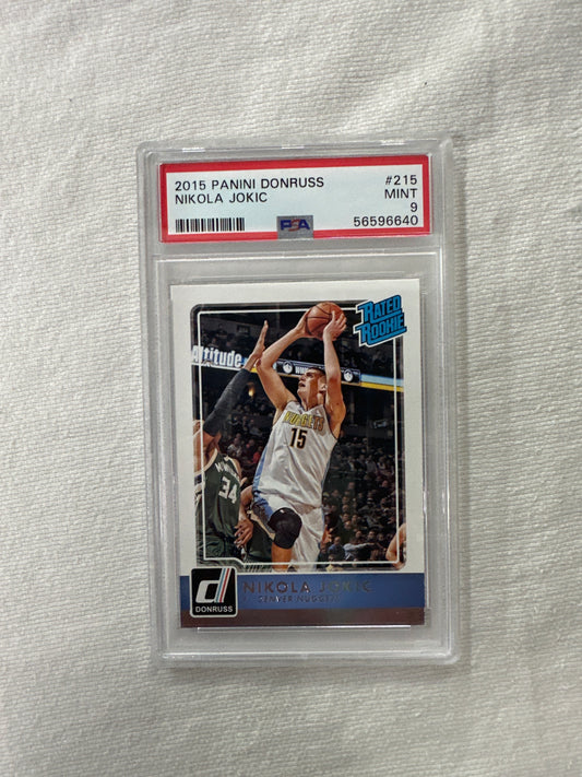 2015-16 Panini Donruss Nikola Jokic HOLO /199 Rated Rookie PSA 10 POP 9!🔥🔥🔥 | eBay