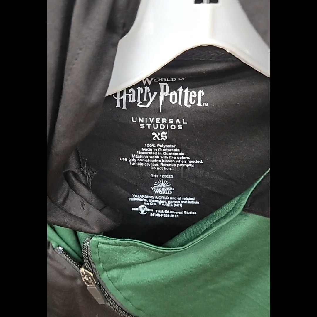 Harry Potter Slytherin-Inspired Hoodie Size XS