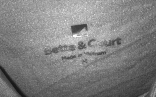 Bette & Court Women's Red and Gray Long Sleeve Top