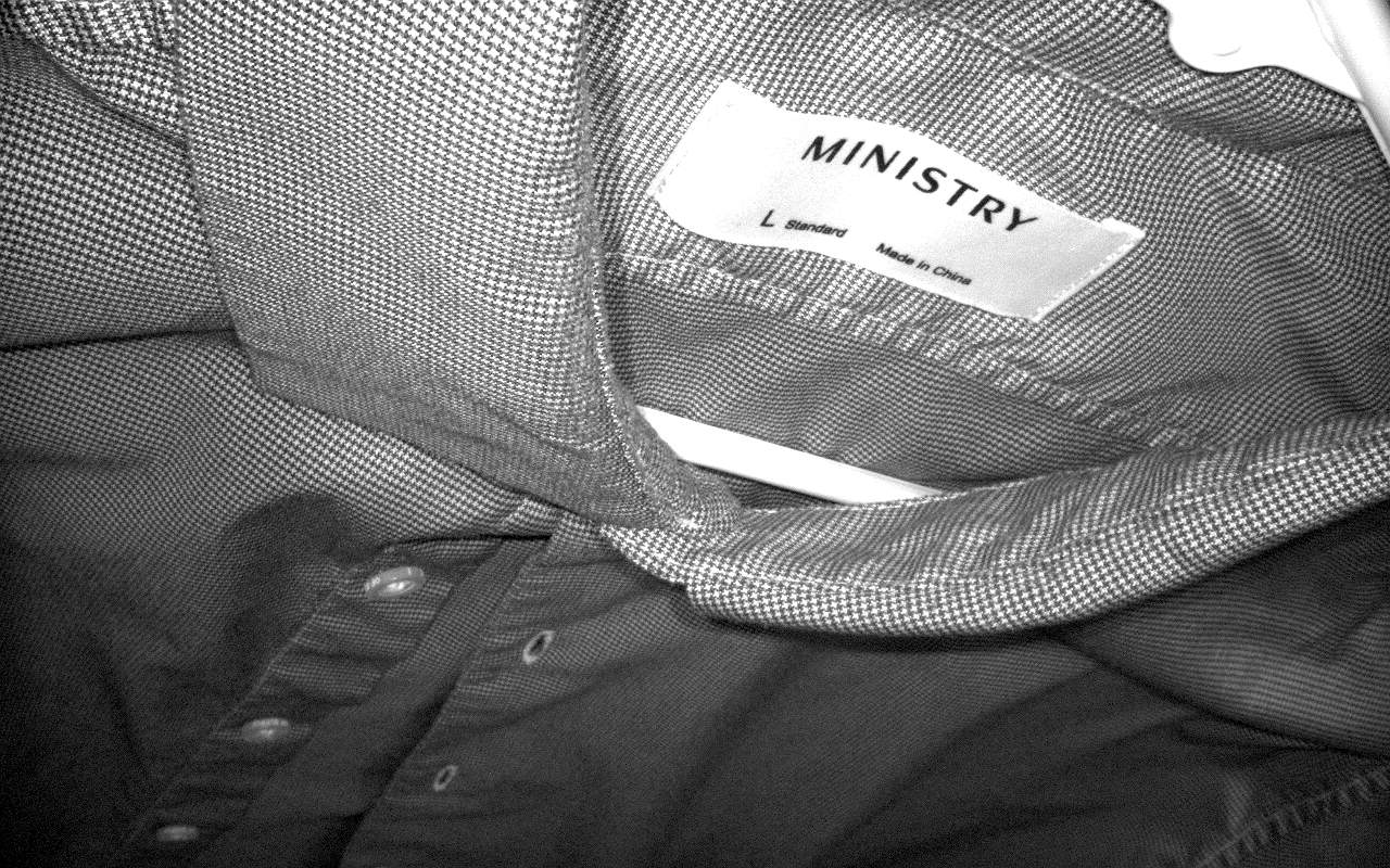 Ministry Dress Shirt Blue Size L