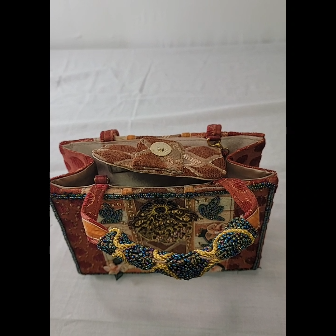 Beaded Embellished Small Handbag