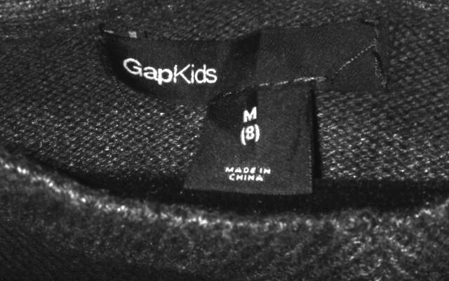 GapKids Gray and Blue Striped V-Neck Sweater