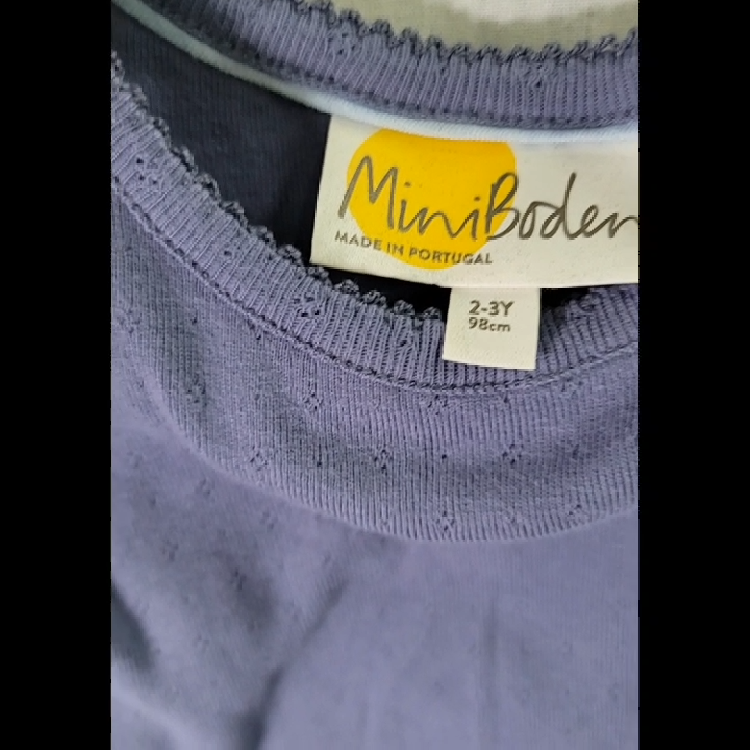 Mini Boden Baby/Toddler Short Sleeve Dotted Tee Size 2T-3T