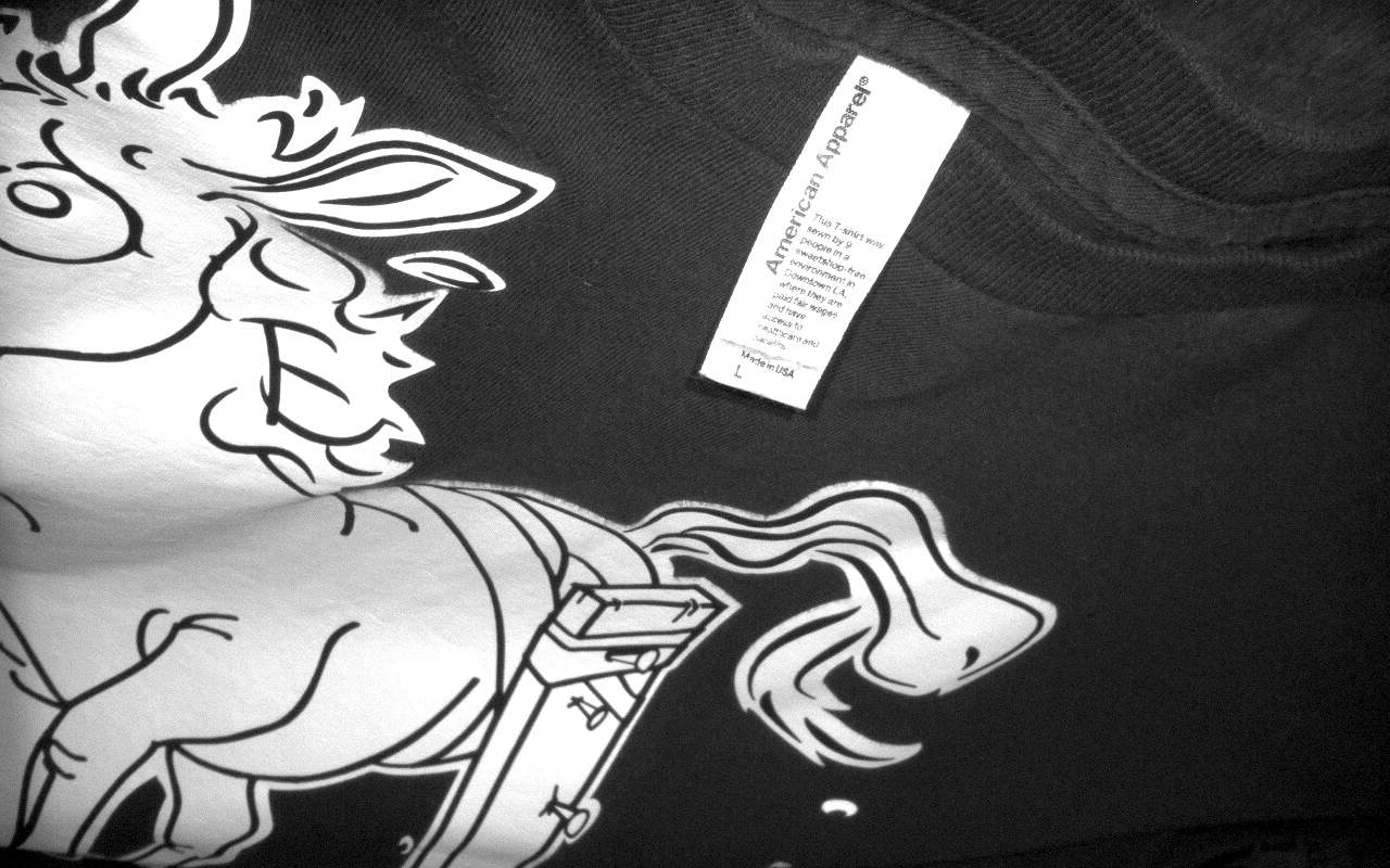 American Apparel Cartoon Horse T-Shirt