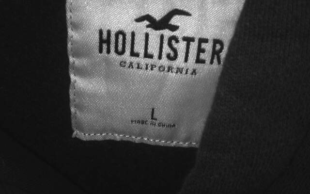 Hollister Navy Blue Hoodie for Men
