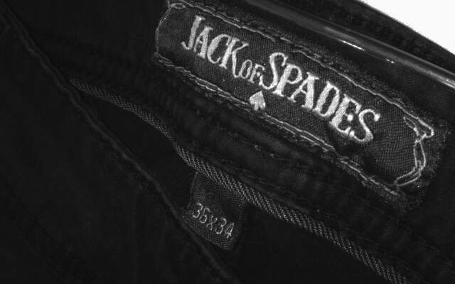 Jack of Spades Men's Black Denim Jeans - Size 36x34