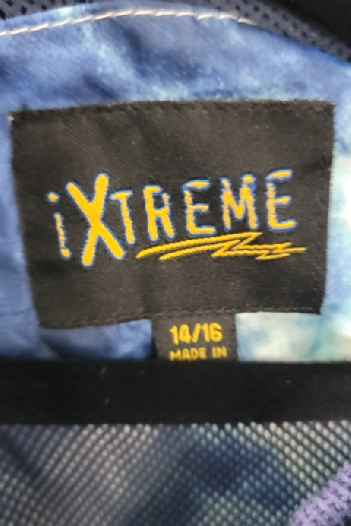 iXTREME Tie-Dye Hooded Rain Jacket Kid's Size 14/16(XL)