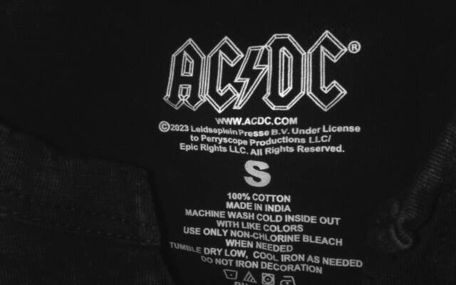 AC/DC Back in Black Graphic T-Shirt