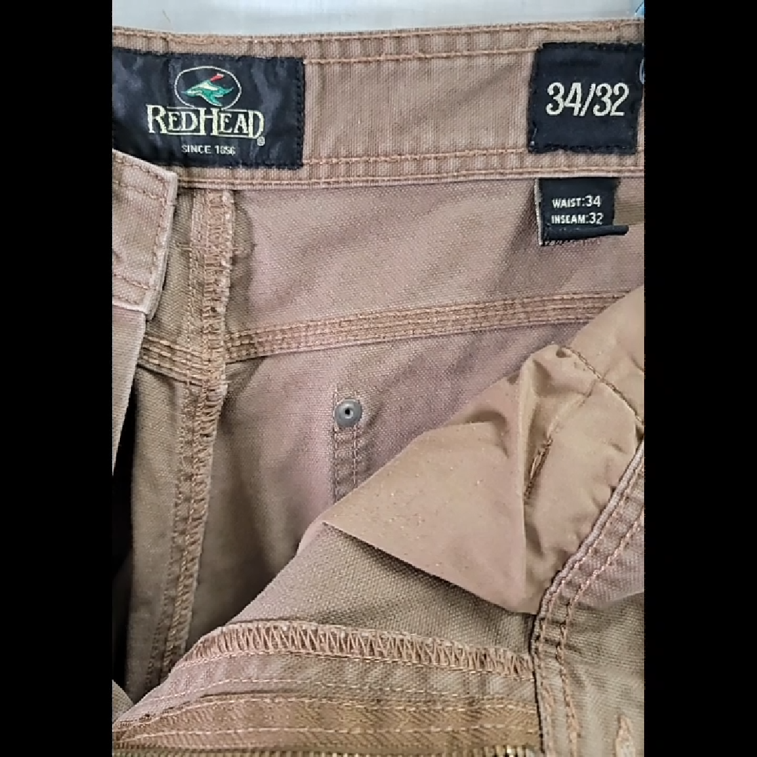Red Head Men's Brown Pants Size 34/32