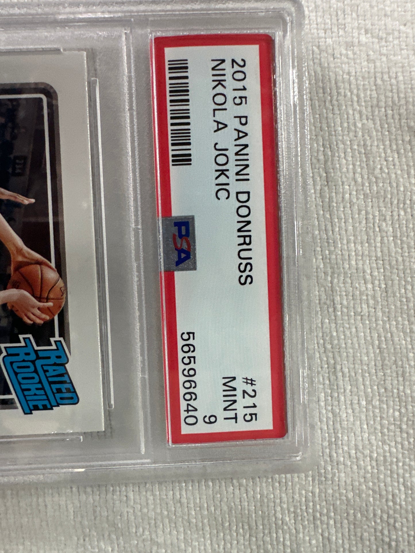 2015 Panini Donruss Nikola Jokic #215 PSA 9 Mint