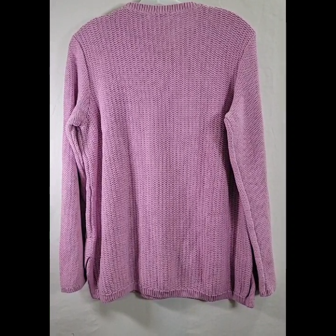 J.Jill Women's Lavender Chunky Knit Sweater Size M
