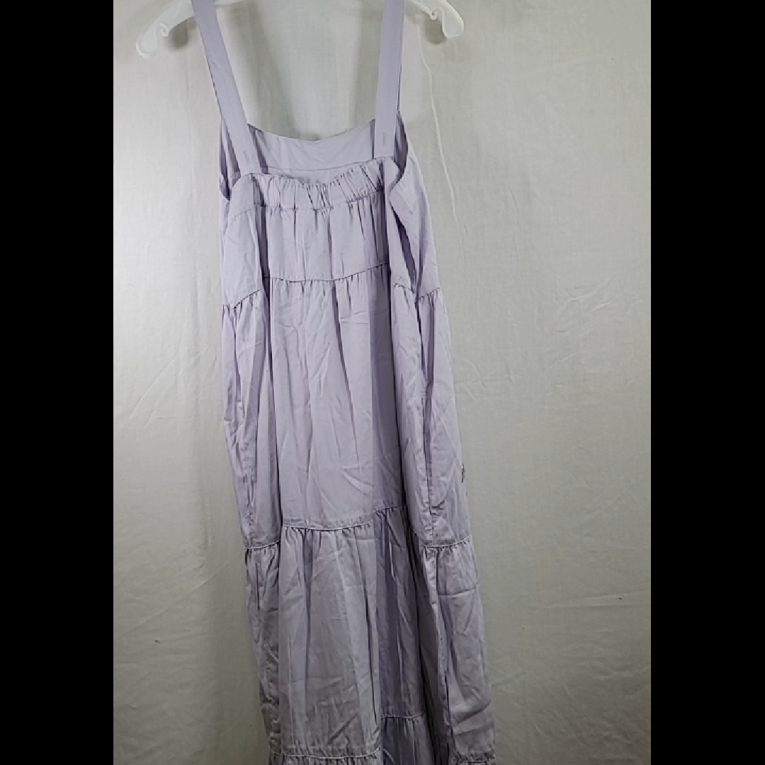 The Drop Women's Lavender Tiered Maxi Dress Size M